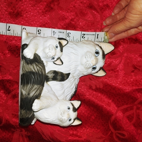 Vintage Cat with 2 Kittens Homco Figurine - Picture 6 of 7